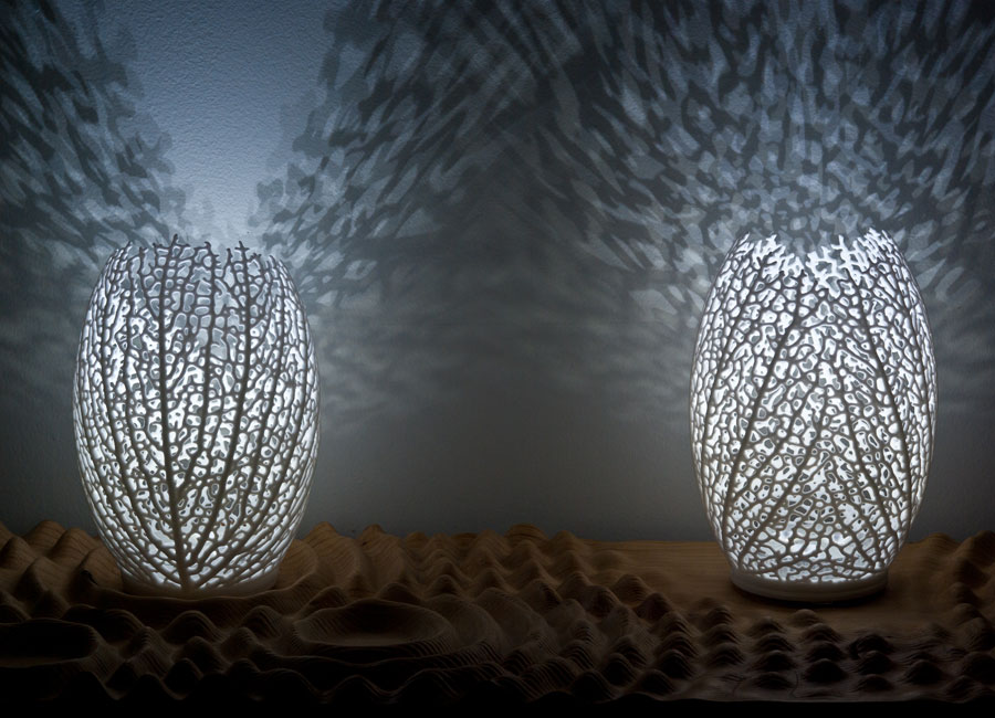 Hyphae Lamp by Nervous System (1)